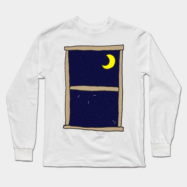 Night View Long Sleeve T-Shirt by jhsells98